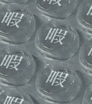 ただのプチプチだと思ったら…　書かれた文字に爆笑！「発想が素敵」「天才です」