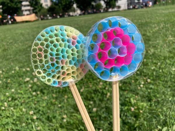 「見た目もかわいい」「子供と作りたい」　家にあるものでシャボン玉の吹き具を作ろう！