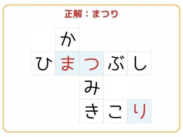 コレなら分かるぞ！　□に入る３文字は何？【クロスワード】