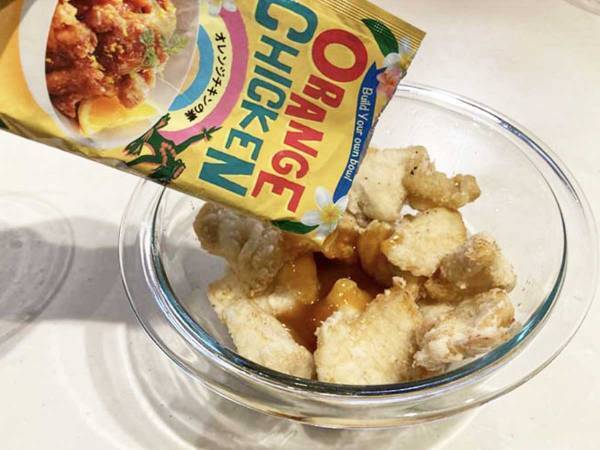 から揚げにあえるだけで完成！　カルディの『オレンジチキンの素』を試してみた