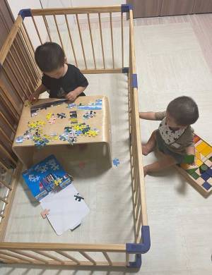 「ツッコミどころ満載なんだけど」　母親が見つけたベビーサークルの『正解』に反響！