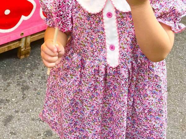 チョコバナナ、どこ行った！？　娘に買った写真を撮ったら「ほぼ同化」「擬態してる」