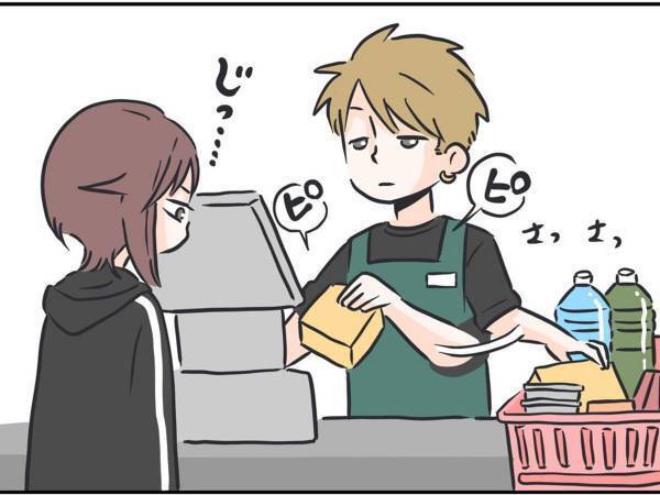 レジ店員の作業をジッと見つめる女性　理由に「分かります！」「嬉しくなる」