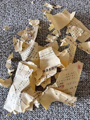 破かれた『保護者説明会のプリント』　「表情で吹いた」「やっちまったな」