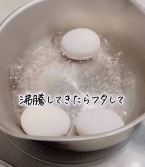少量のお湯でできる「節電ゆで卵」が画期的！　しかもたった７分で…？