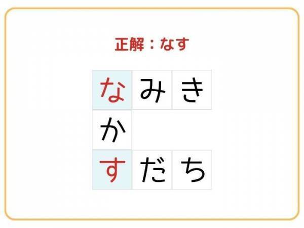 簡単かと思いきや…？　□を埋めて単語を完成させよ【クロスワード】