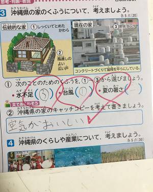 小学生の珍解答に、母「間違ってはいない」　減点になっていたけど？