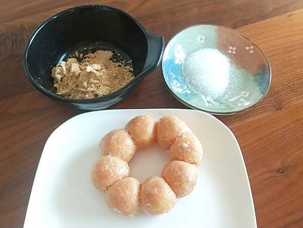 ポンデリング、そのまま食べてる？　温めて、アレをまぶすと…「大変身」「１分でできた！」