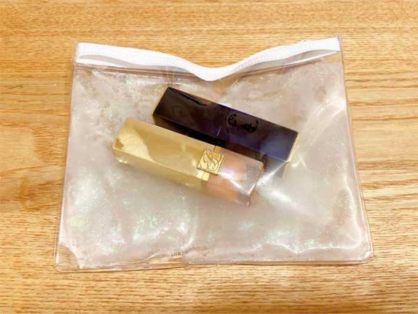 一見、普通だけど？　１００均の『ポーチ』にチョコも口紅も入れたら…「溶けないっ！」