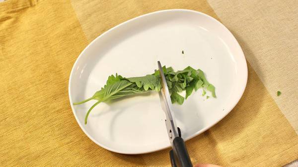 洗い物を減らせる！　大葉を『みじん切り』にする方法が「取り入れたい」