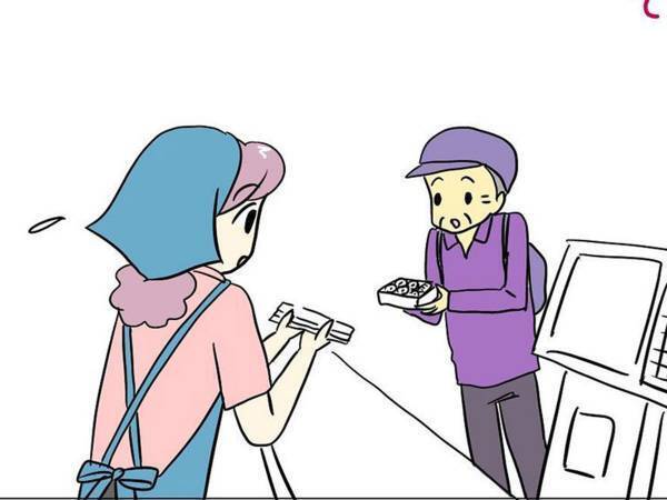 おじいさんに「はしみっつ！」といわれた店員　割り箸を３膳渡そうとすると？　「笑った」