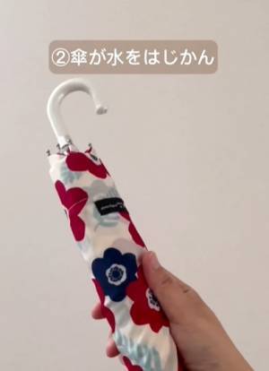 ３０秒間○○を当てるだけ！　傘の撥水効果を復活させる方法に「すぐやってみたい」