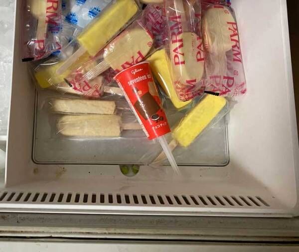 実家の冷凍庫で見つけた、意外なアイスに「強烈な違和感」「これはビビる」