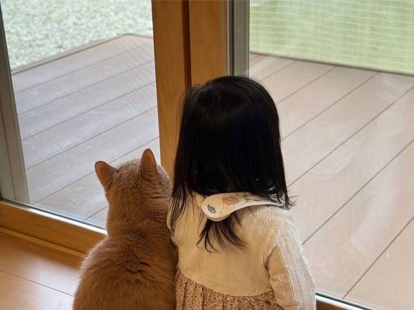 「心が浄化されました」「いつまでも見ていたい」　１人と１匹の姿に、胸がジーン