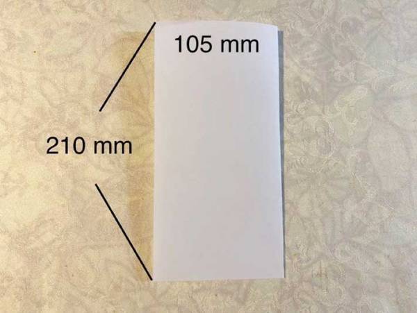 三つ折りにしたのに封筒に入らない…　ピッタリになる『折り方』に感動