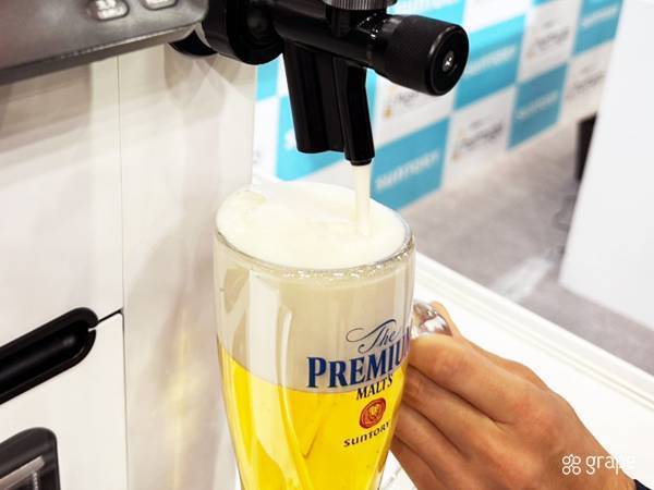 常温の缶ビールが約４度に冷える！サントリーの新ビールサーバーとは？
