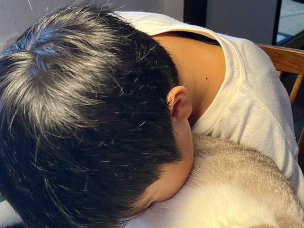 ガッツリ集中する小学生　取り組んでいるのは宿題…ではなく？