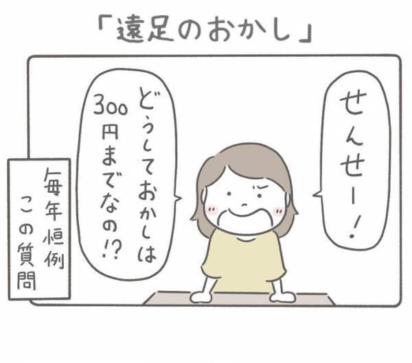『遠足あるある』な質問をされる先生　３００円で十分と思っていたが…