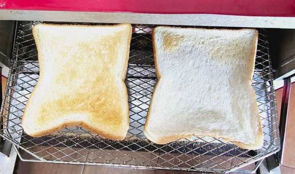 開封後にパサパサになった食パンは、焼く前にアレに浸けると…？　「まるで魔法」