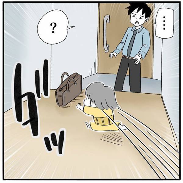 仕事に行こうとする父親を引き止める娘　斜め上の行動に「有給を取るレベル」「可愛い」