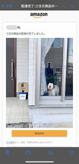 「配達員さん、絶対に楽しんでいる」　置き配完了の画像に、写っていたのは…？