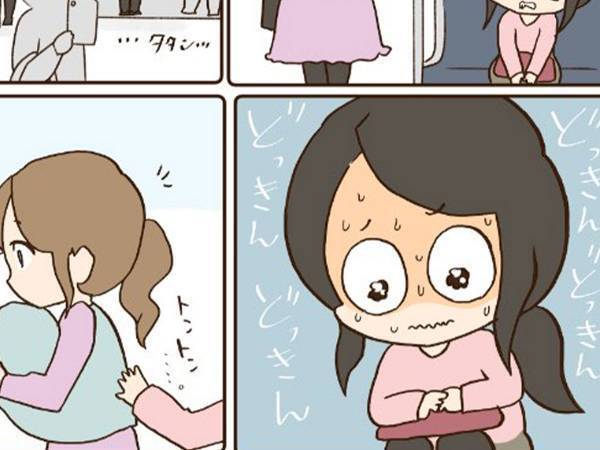 電車で赤ちゃんを抱いて立つ女性　後ろから震えた声で話しかけられ…？