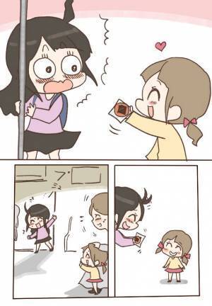 電車で赤ちゃんを抱いて立つ女性　後ろから震えた声で話しかけられ…？