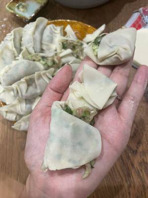 ２歳児が作った餃子に悶絶　『概念』で作った結果？　「きっとこれが一番おいしい」