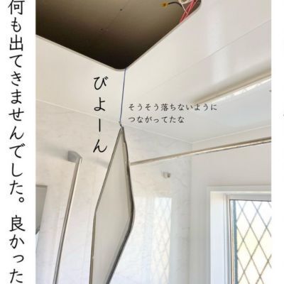 「開けたことない」「恐ろしい」　お風呂場の天井にある『ふた』を開けてみた結果…