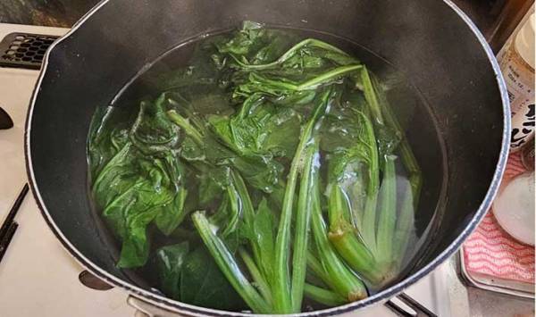 「早く知りたかった…」　ほうれん草のゆで汁で掃除をする方法に驚いた！