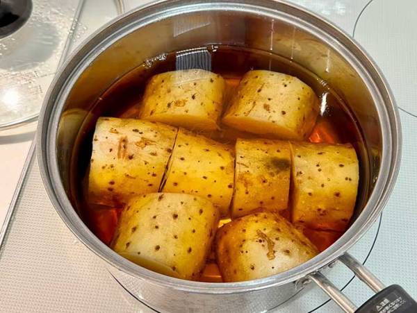 長芋は皮付きで煮物に！　JA全農の投稿に「ビックリです」「作ってみたい」