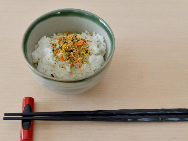 クリップなしでふりかけを残しておく方法　「目からウロコ」「確かにいい」