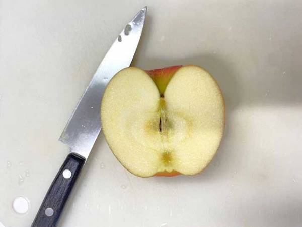 「たった５分？」　全農あおもりおすすめの方法で焼きりんごを作ってみた