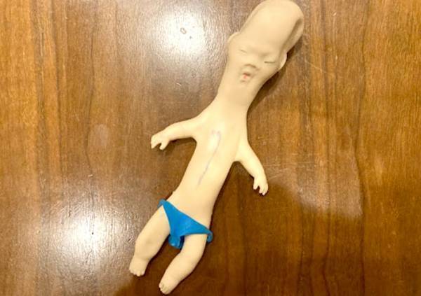 「戻し方が分からない…」　SNSで話題の人形、遊んで変形した姿に困惑