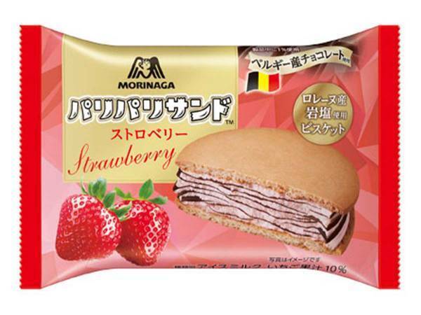 「待ってました」「絶対においしい」　パリパリサンド初の『イチゴ味』が登場！