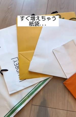 溜まった紙袋の活用法　「すごい！」「その発想なかった」