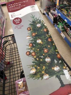 クリスマス直前『イオン』でツリーを購入すると？　レシートを見て「めっちゃ盛り上がった」