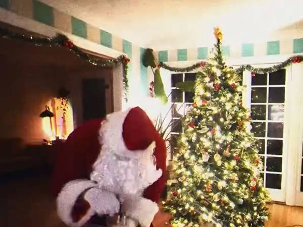 サンタ頑張れー！　邪魔者が襲い掛かる映像に「笑った」「発想が天才的」