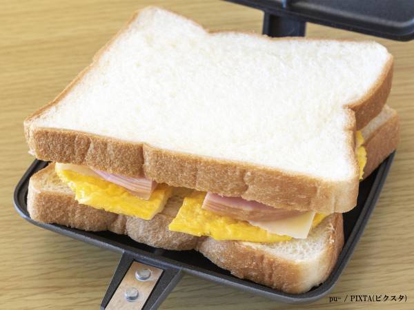 ホットサンドが劇的に食べやすくなる　家にある物の活用に「うわー！これよさそう！」