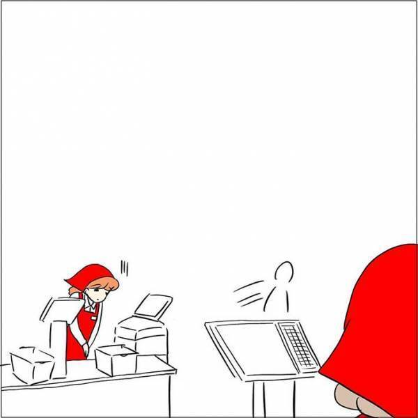 客に何度も頭を下げる同僚を目撃　クレームかと思いきや？