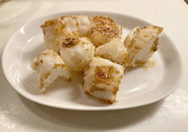 レンチン３分で完成！　切り餅１個で作れる簡単おやつに「半信半疑だった」「ザクザク」