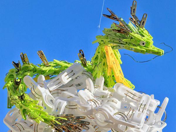 クオリティが高すぎる『洗濯バサミアート』に称賛の声　「最高の創造性」「見事に化けましたね」