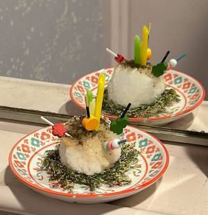 バーの『盛り塩』の様子が…？「デコり方がギャル」「まろやかな味わいになっていそう」