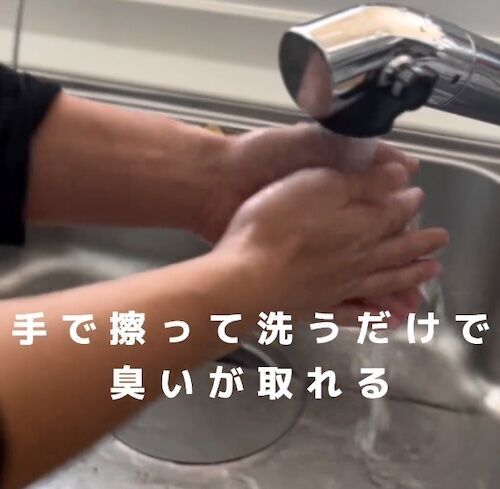 手に付いた魚の生臭さがすぐ取れる！　せっけんを使わない手洗いのライフハック