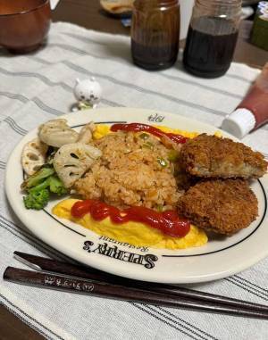 ふわトロな半熟卵に憧れるけど？　家庭で作る『オムライスの現実』に「笑った」「思ってたのと違う」