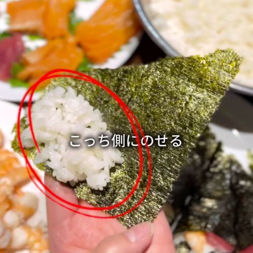 巻き寿司が崩れにくくなる巻き方　ポイントは海苔の切り方？　「ほんとだ！」「やるしかない」