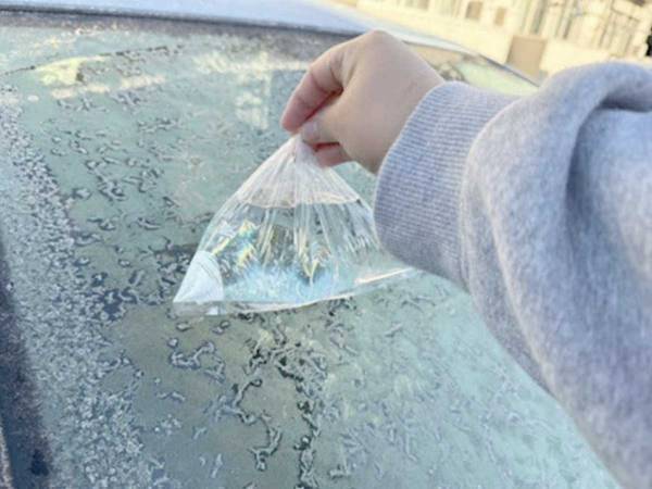 フロントガラスの霜、どう落としてる？　超簡単な方法に「もう待たなくていい！」