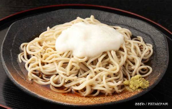 お昼ごはんに作ったとろろそば　写真に絶賛の声が相次いだワケが？　「食品サンプルで欲しい」