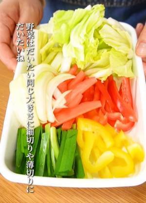 水っぽくならない野菜炒めの作り方が目からウロコ！　⚪︎⚪︎の量を調整するだけで？