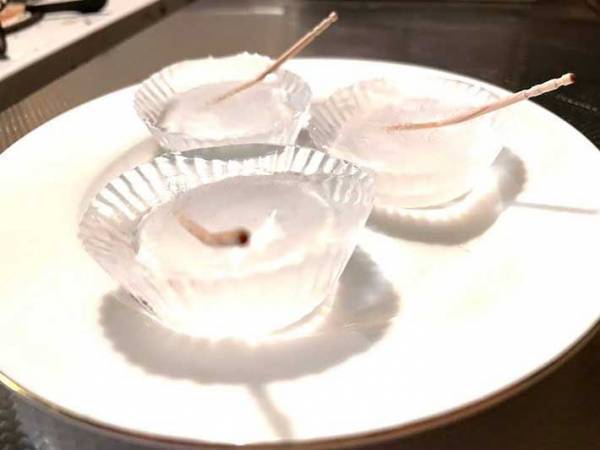 「氷を使うとは」「バレンタインにいい」　食べられる『チョコのお皿』が斬新！